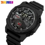 SKMEI 2355 Watch For Men - Full Black - Image 2
