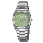 SKMEI 2420 Watch For Men- Silver Green