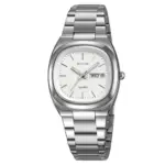 SKMEI 2420 Watch For Men- Silver White