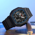 SKMEI 2438 Watch For Men - Black Blue - Image 2