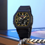 SKMEI 2438 Watch For Men - Black Olive - Image 2