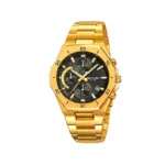 SKMEI 2452 Watch For Men- Golden Black