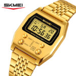 SKMEI 2460 Watch For Men - Golden - Image 3