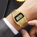SKMEI 2460 Digital Watch For Men - Full Golden - Image 2