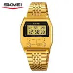 SKMEI 2460 Digital Watch For Men - Full Golden