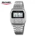 SKMEI 2460 Digital Watch For Men - Full Silver
