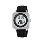 SKMEI 2488 Watch For Men-Silver Black