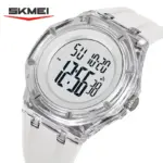 SKMEI 2489 Watch For Men-White - Image 2