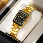 SKMEI 2566 Watch For Women - Black Gold - Image 6