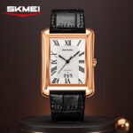 SKMEI 2575 Watch for Men - Black Rose White