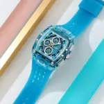 SKMEI 2606 Watch For Men - Crystal Blue - Image 3