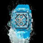 SKMEI 2606 Watch For Men - Crystal Blue - Image 4