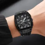 SKMEI 2606 Watch For Men - Full Black - Image 4