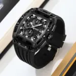 SKMEI 2606 Watch For Men - Full Black - Image 5