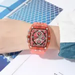 SKMEI 2606 Watch For Men - Orange - Image 4