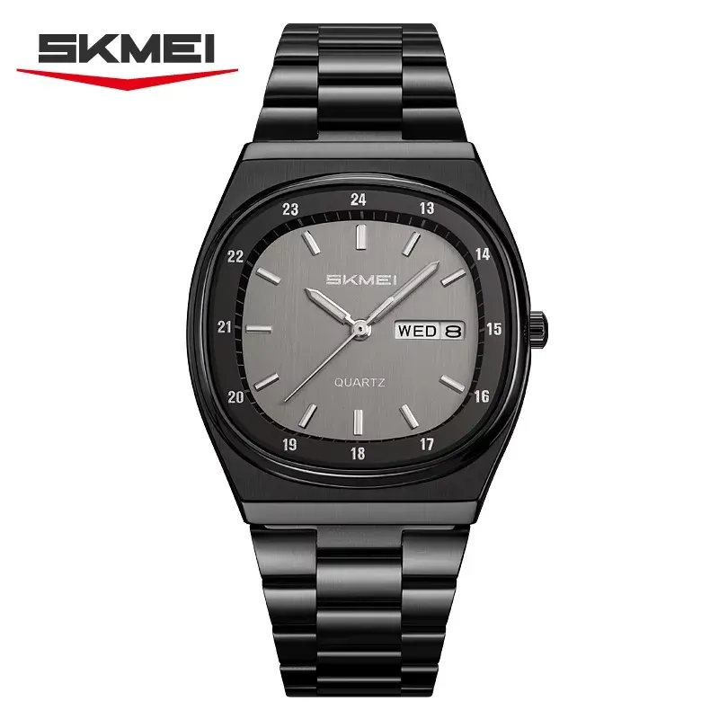 SKMEI-2630-Chain-Watch-For-Men-Black-Gray.webp SKMEI 2630 Chain Watch For Men - Black Gray - Image 1