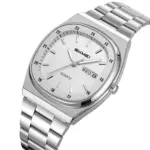 SKMEI 2630 Chain Watch For Men - Silver White - Image 3
