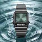 SKMEI 2632 Dual Time Watch For Men - Black Dark Blue - Image 4