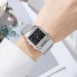 SKMEI 2632 Dual Time Watch For Men - Silver Black - Image 4