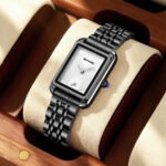 SKMEI 2670 Chain Watch For Women - Black White - Image 2