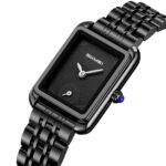 SKMEI 2670 Chain Watch For Women - Full Black - Image 3