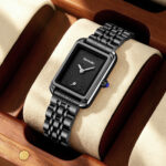 SKMEI 2670 Chain Watch For Women - Full Black - Image 2