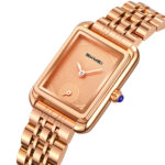 SKMEI 2670 Chain Watch For Women - Full Rose - Image 2