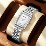 SKMEI 2670 Chain Watch For Women - Full Silver - Image 2