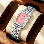 SKMEI 2670 Chain Watch For Women - Silver Pink - Image 2