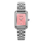 SKMEI 2670 Chain Watch For Women - Silver Pink