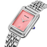 SKMEI 2670 Chain Watch For Women - Silver Pink - Image 3