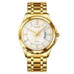 SKMEI 9069 Watch For Men - Gold White