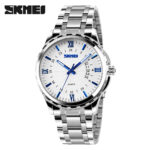 SKMEI 9069 Watch For Men - Silver Blue