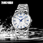 SKMEI 9069 Watch For Men - Silver Blue - Image 2