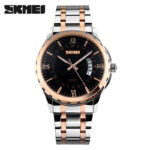 SKMEI 9069 Watch For Men - Silver Rose Black