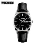 SKMEI 9073 Watch for Women - Silver Black