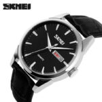 SKMEI 9073 Watch for Women - Silver Black - Image 2