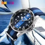 SKMEI 9133 Watch For Men- Blue - Image 2