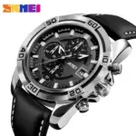 SKMEI 9156 Watch for Men- Silver - Image 2