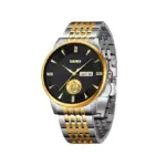 SKMEI 9309 Watch For Men- Golden Black