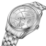 SKMEI 9319 Watch For Men - Full Silver - Image 2