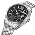 SKMEI 9319 Watch For Men - Silver Black - Image 2