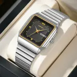 SKMEI 9414 Watch For Men - Silver Black - Image 2