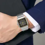 SKMEI 9414 Watch For Men - Silver Black - Image 3