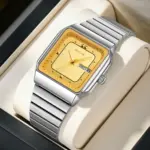 SKMEI 9414 Watch For Men - Silver Gold - Image 3