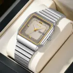 SKMEI 9414 Watch For Men - Silver Gray - Image 3
