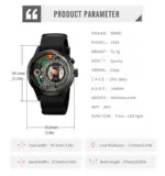 SKMEI 2333 Watch for Men-Black - Image 3