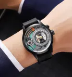 SKMEI 2333 Watch for Men-Black - Image 2