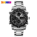 Skmei 1389 Watch For Men- Silver Black