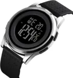 Skmei 1502 Watch For Men - Silver Black - Image 3